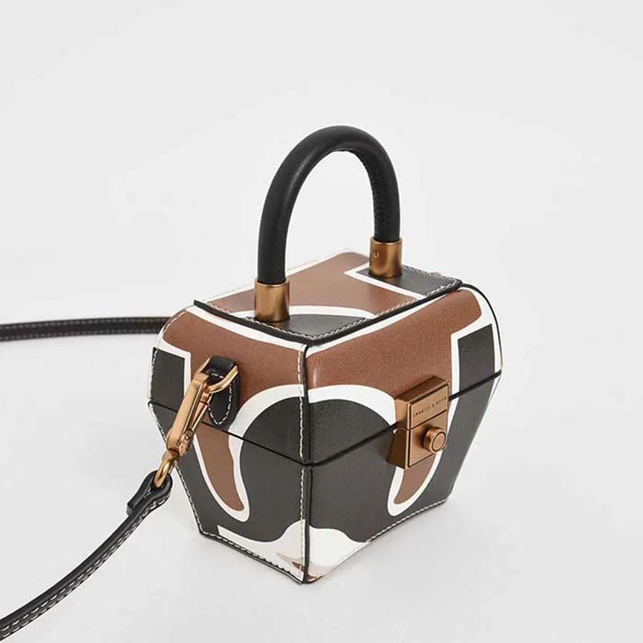 Mua T i Mini  Charles  Keith  Croc Effect Mini  Sculptural 