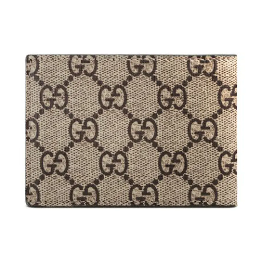 Ví Gucci Tiger Print GG Supreme Wallet Màu Nâu