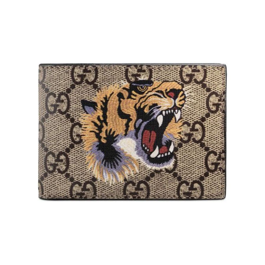 Mua Ví Gucci Tiger Print GG Supreme Wallet Màu Nâu - Gucci - Mua tại Vua  Hàng Hiệu h025702