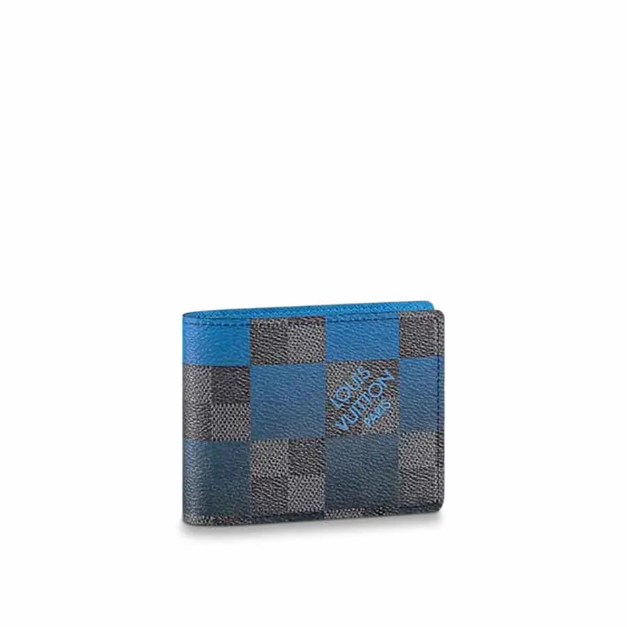black and grey checkered louis vuitton wallet