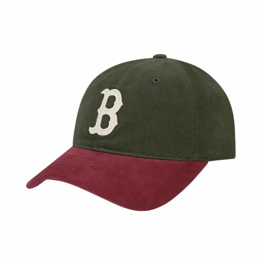 Mũ nón Xanh phối đỏ - Mũ MLB Contranst N-Cover Ball Cap Boston Red Sox 32CP68011-43K Màu Xanh Phối Đỏ - Vua Hàng Hiệu