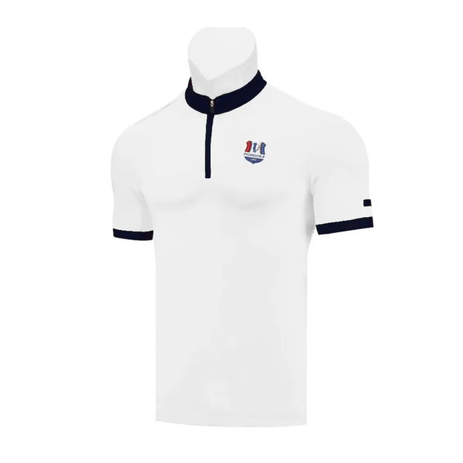Thời trang PGM - Áo Golf Nam PGM Man T-Shirt YF196 Màu Trắng - Vua Hàng Hiệu