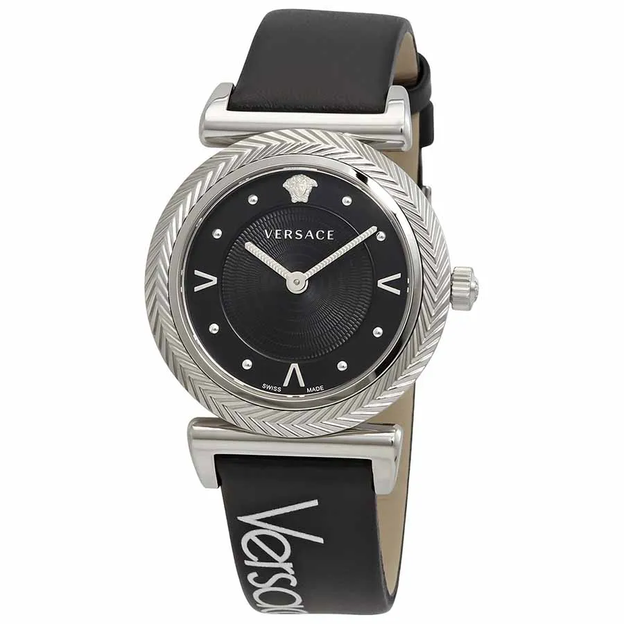 Đồng Hồ Nữ Versace V-Motif BlackRose VERE00918 Màu Đen