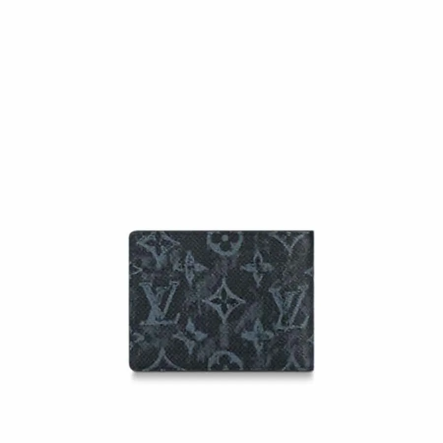 Louis Vuitton Multiple Wallet Ink Blue autres Toiles Monogram