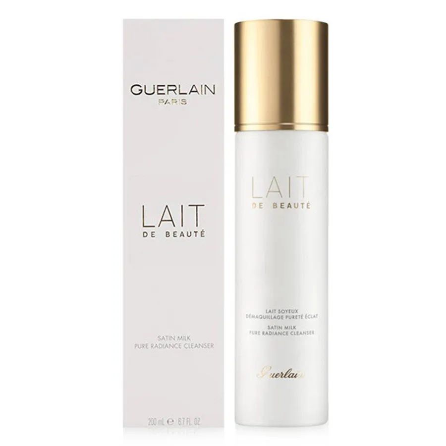 Guerlain - Sữa Tẩy Trang Guerlain Lait De Beaute Satin Milk Pure Radiance Cleanser 200ml - Vua Hàng Hiệu