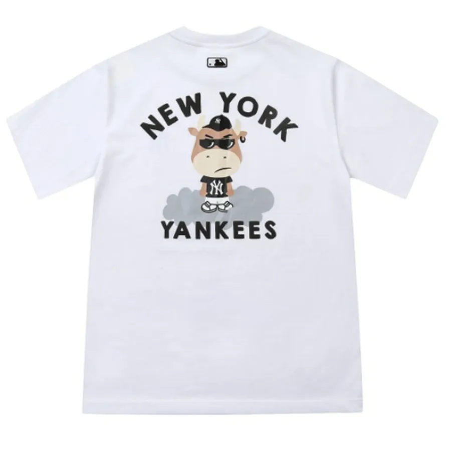 Áo Phông MLB Monogram Allover Overfit Short Sleeve TShirt New York Yankees  Black