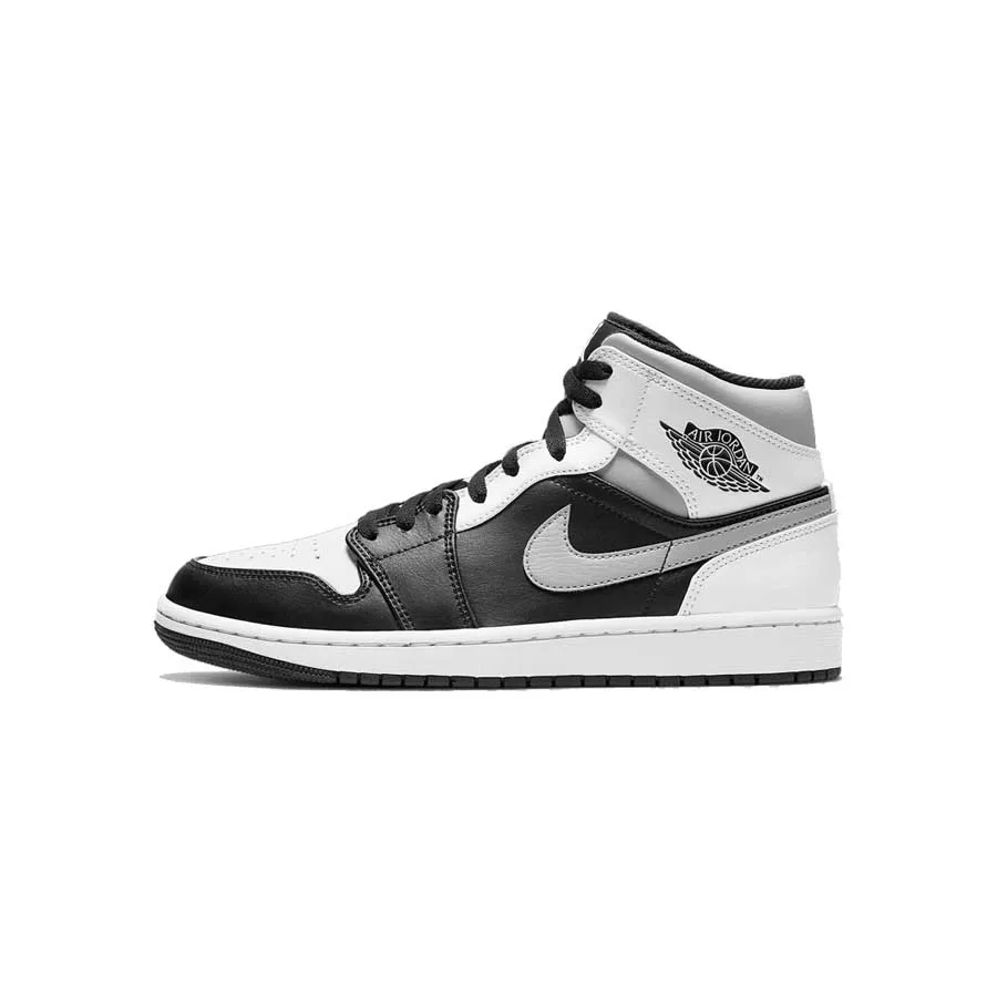 Giày Nike Nike Jordan - Giày Thể Thao Nike Jordan 1 Mid White Shadow Phối Màu - Vua Hàng Hiệu