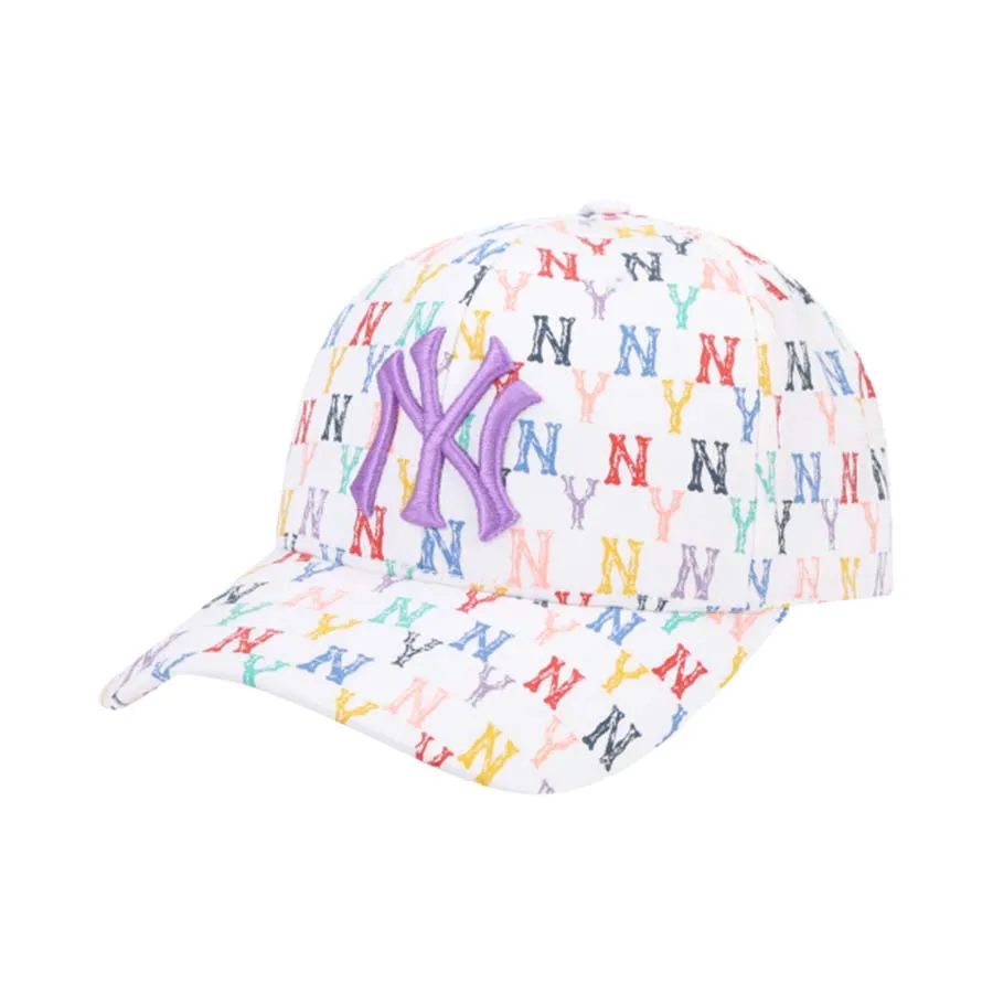 Mũ MLB Monogram Rainbow Structure Ball Cap New York Yankees 32CPFM111-50W