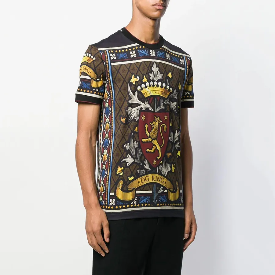 Mua Áo Thun Dolce & Gabbana DG King printed T-shirt Màu Nâu Size 44 - Dolce  & Gabbana - Mua tại Vua Hàng Hiệu h028731
