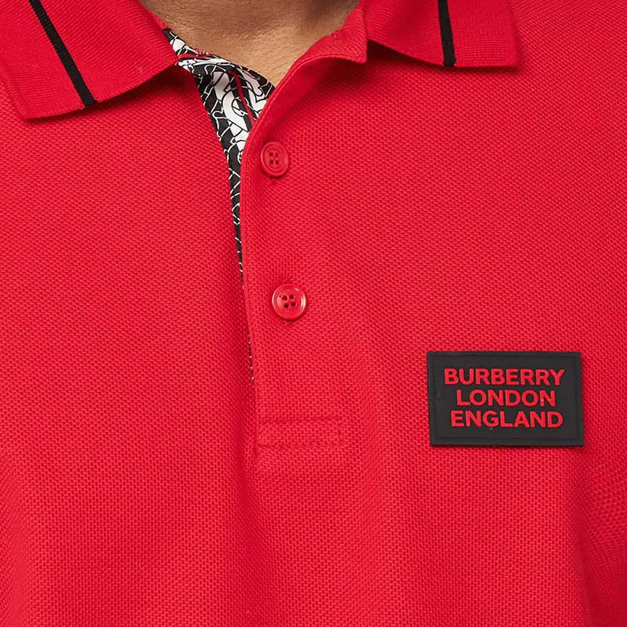 Mua Áo Thun Nam Burberry Cotton Piqué Polo Shirt In Bright Red Màu Đỏ -  Burberry - Mua tại Vua Hàng Hiệu h028539