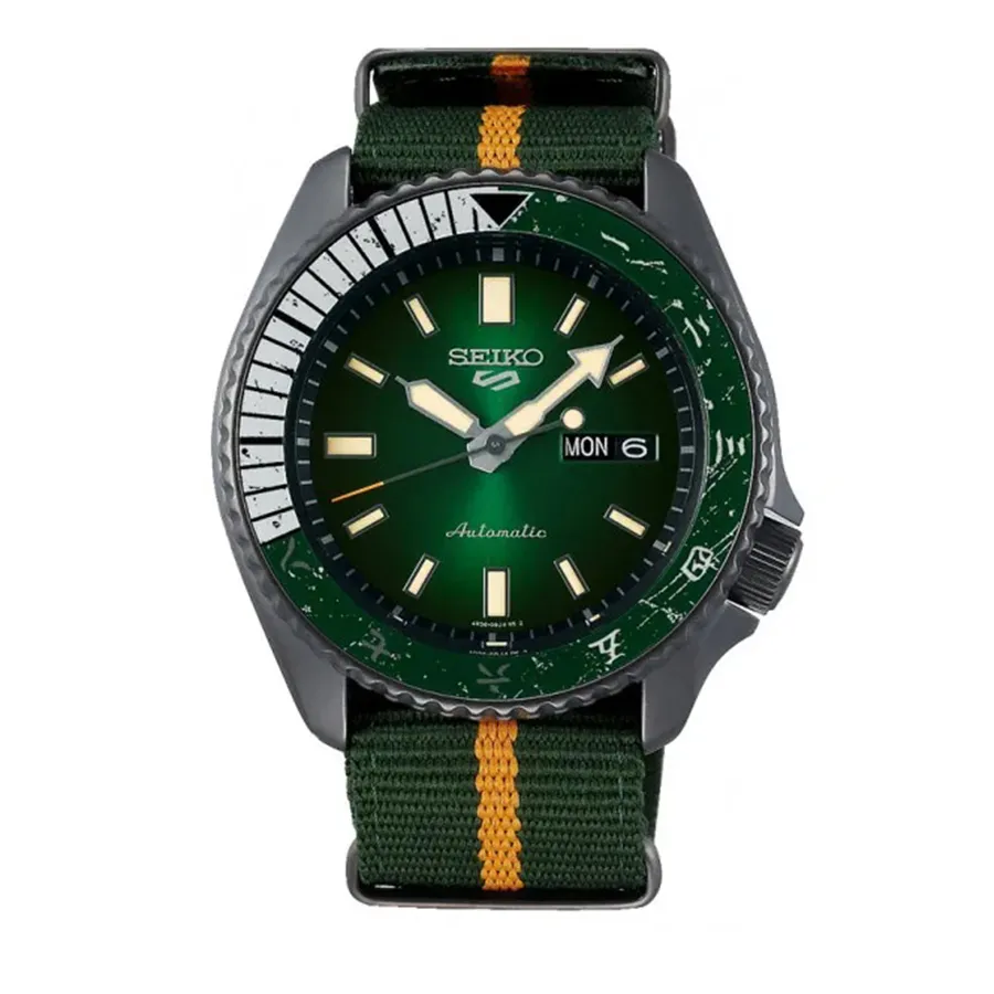 Đồng hồ Dây dù - Đồng Hồ Seiko 5 Sports Rock Lee Limited Edition SRPF73K1 Màu Xanh Lá - Vua Hàng Hiệu