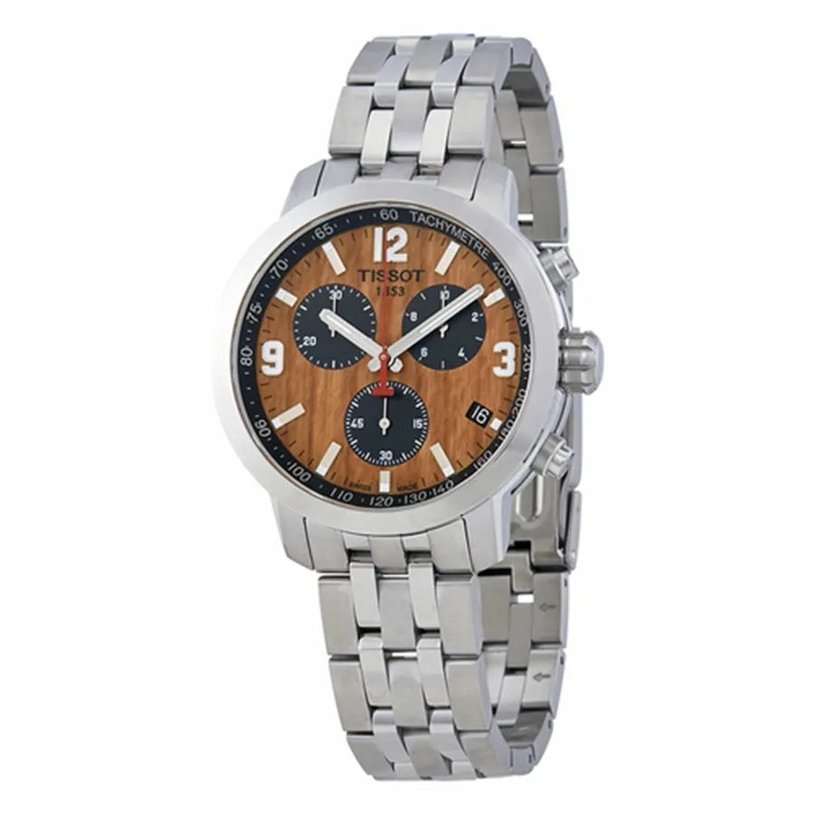 Đồng Hồ Tissot PRC 200 Basketball Brown Dial Mens Chronograph T055