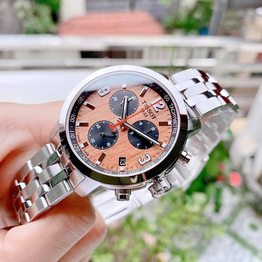Đồng Hồ Tissot PRC 200 Basketball Brown Dial Mens Chronograph T055