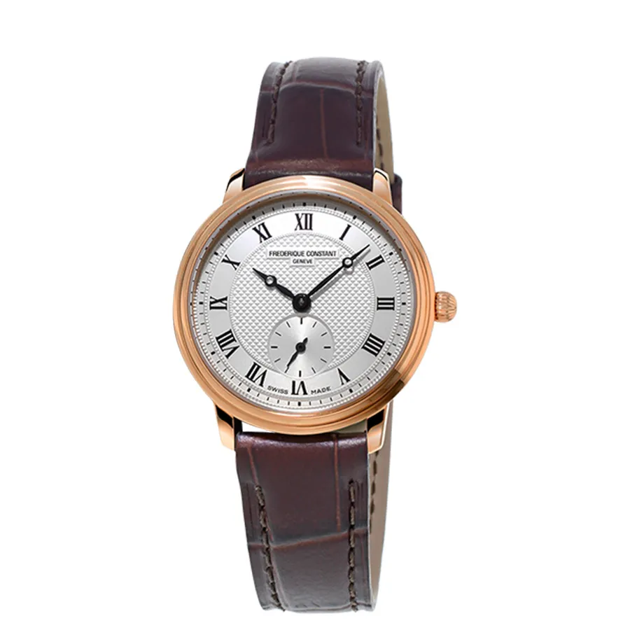 Đồng hồ Frederique Constant Nâu - Trắng - Đồng Hồ Nữ Frederique Constant FC-235M1S4 Màu Nâu Trắng - Vua Hàng Hiệu