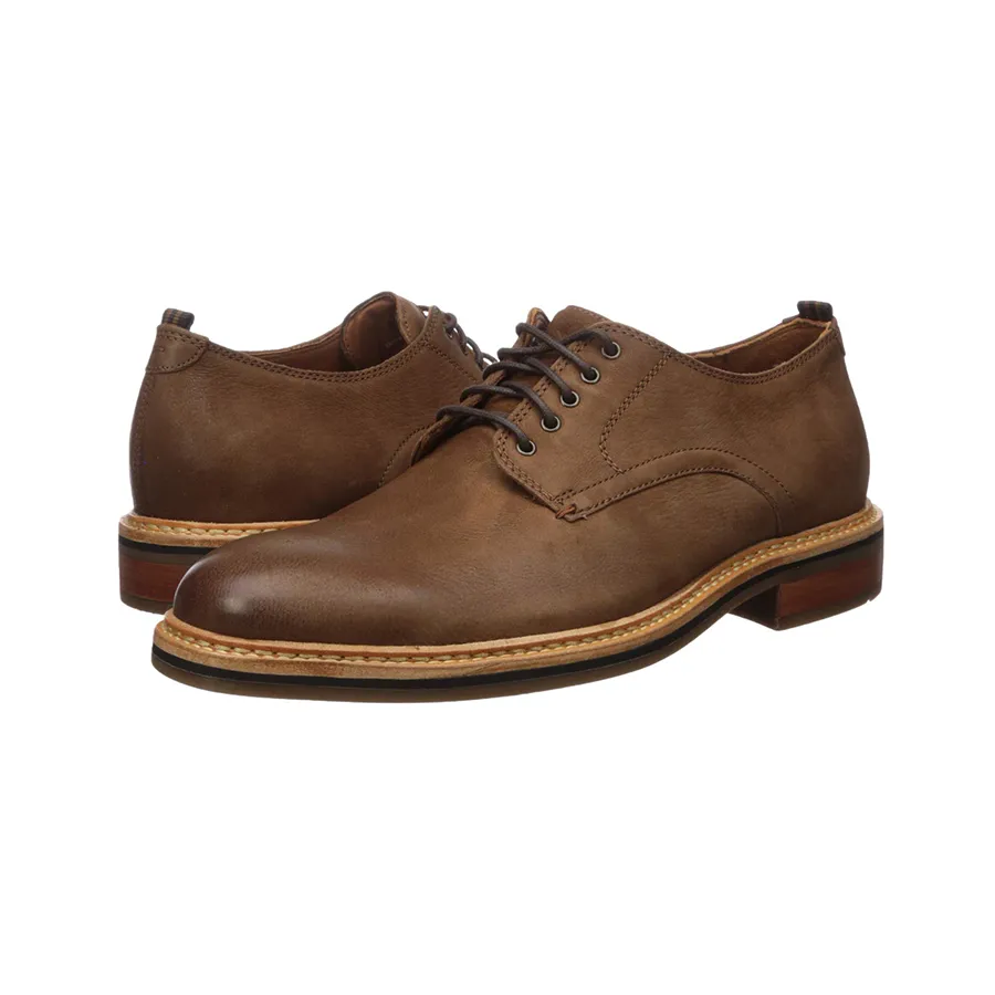 Giày Giày Oxford - Giày Cole Haan Men's Frankland Grand Plain Toe Oxford Màu Nâu - Vua Hàng Hiệu