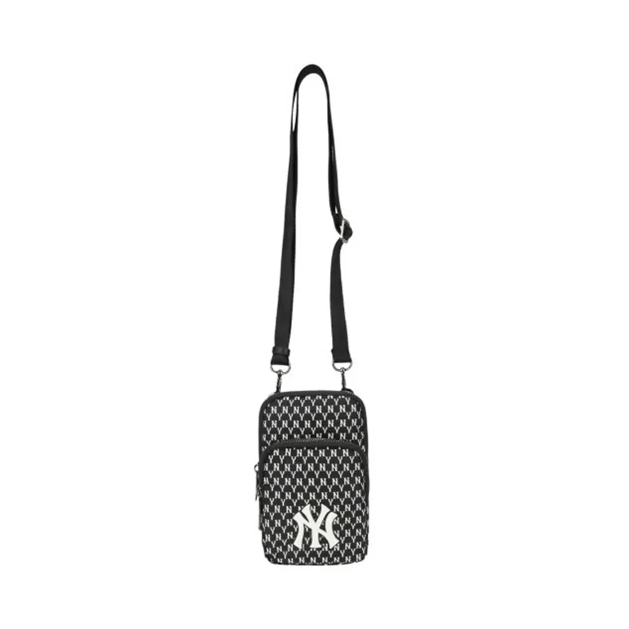 Túi Đeo Chéo MLB Monogram Diamond Jacquard Handphone Cross Bag New York  Yankees Yellow 3ACRH012N50BGS