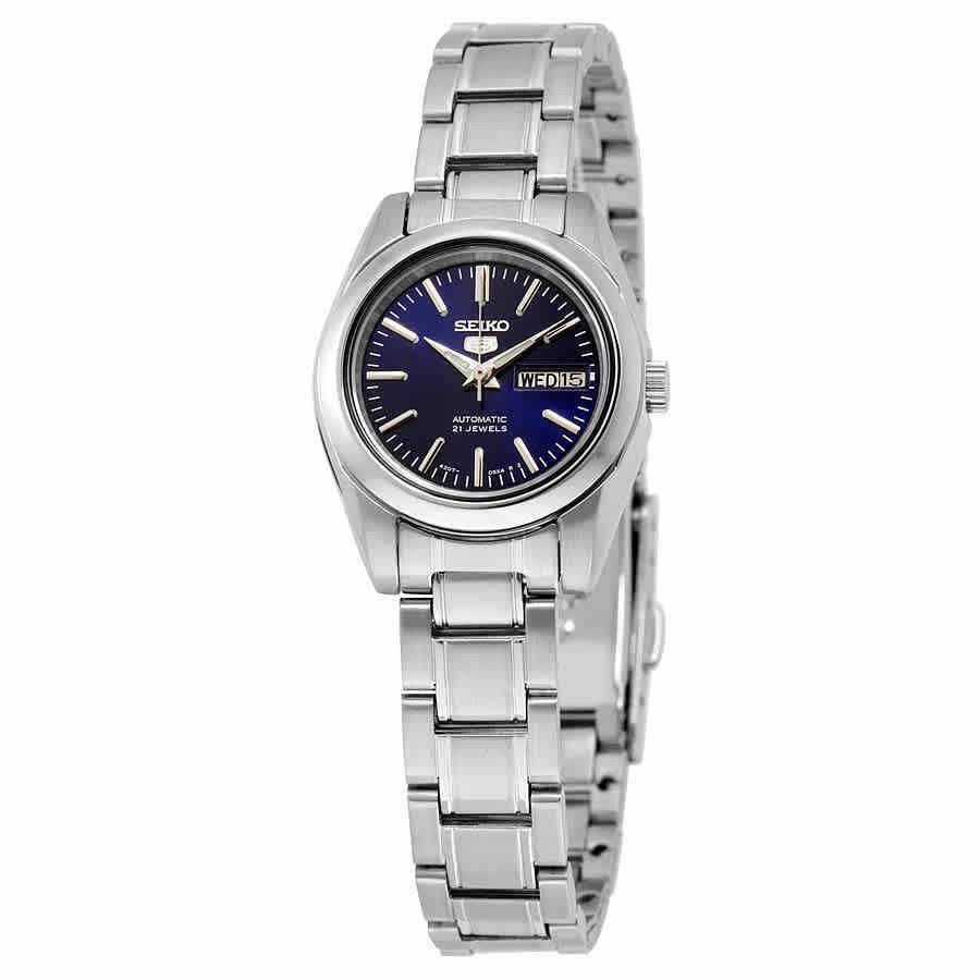 Order Đồng Hồ Seiko 5 Automatic Navy Blue Dial Stainless Steel Ladies Watch  SYMK15 - Seiko - Đặt mua hàng Mỹ, Jomashop online
