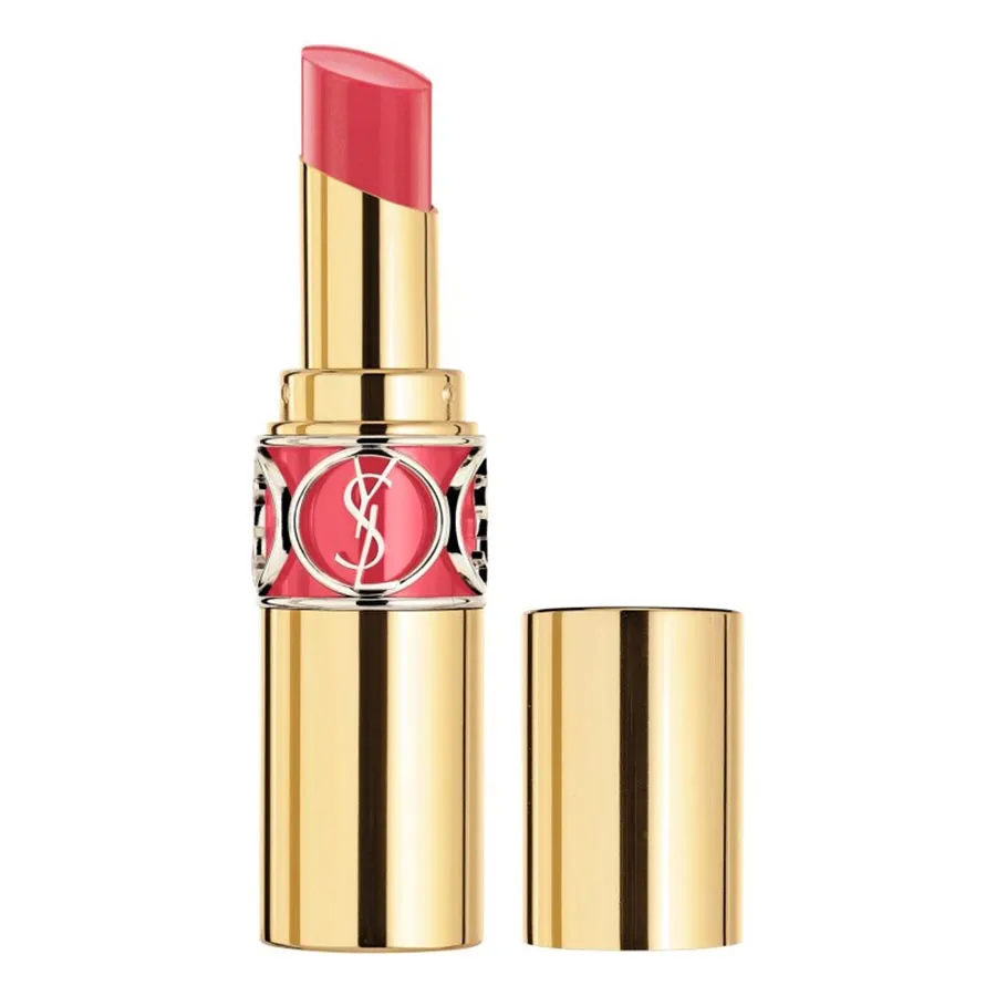 Son Môi Hồng cam - Son Dưỡng Yves Saint Laurent YSL Rouge Volupté Shine Màu 12 Corail Incandescent Màu Hồng Cam - Vua Hàng Hiệu