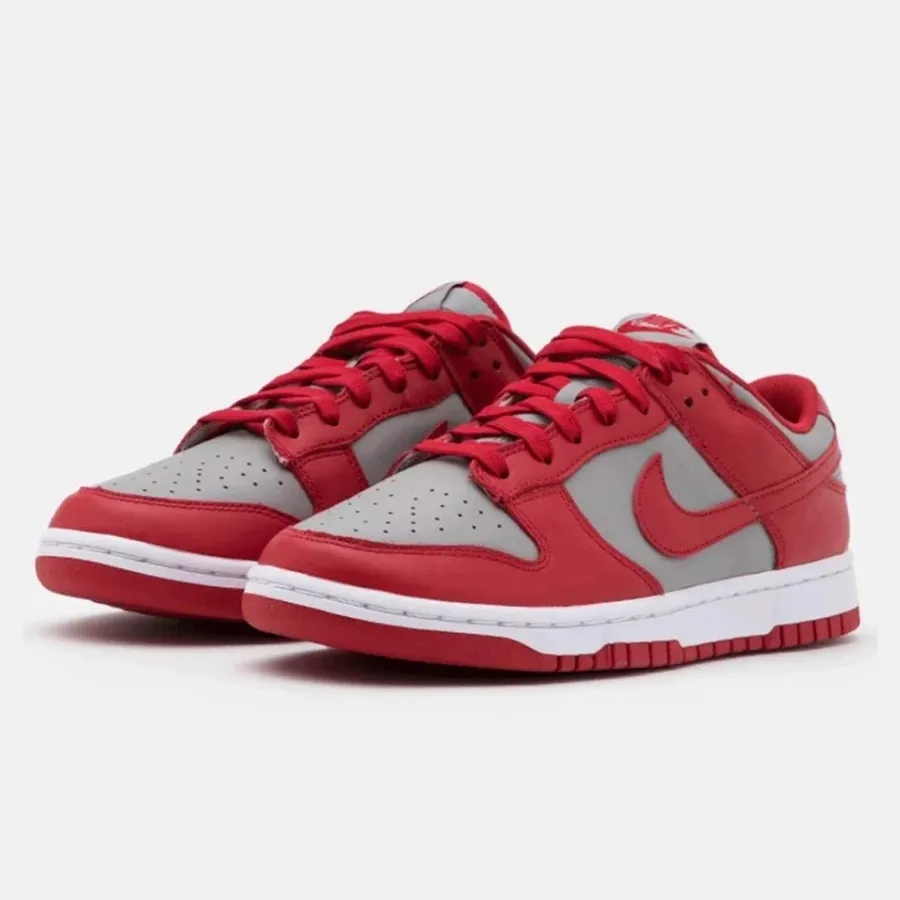 dunk grey and red