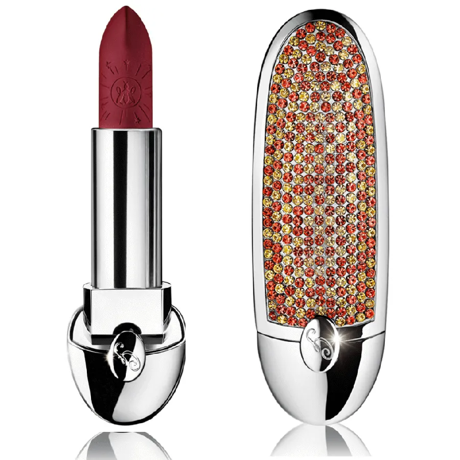 Son Môi Guerlain - Son Guerlain Rouge G De Matte Limited Noel Shade N64 Màu Đỏ Nâu Trầm Bản Đặc Biệt - Vua Hàng Hiệu