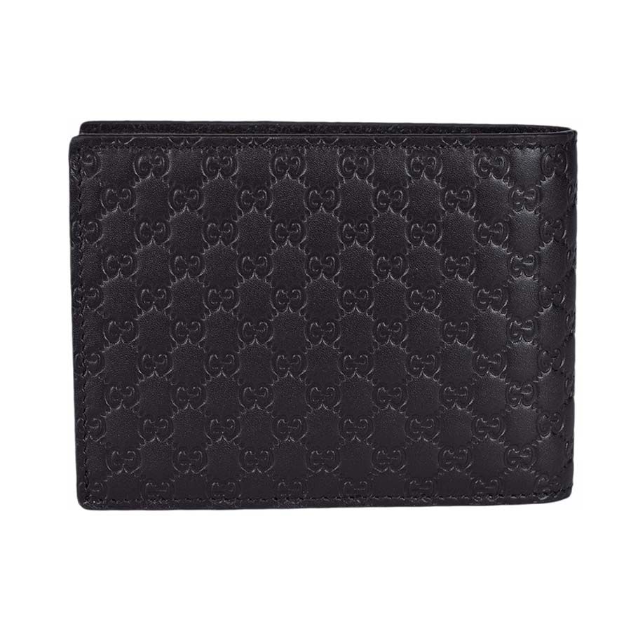 Mua Ví Gucci Men's Micro GG Guccissima Large Leather Bifold Wallet Màu Đen,  chính hãng, Giá tốt