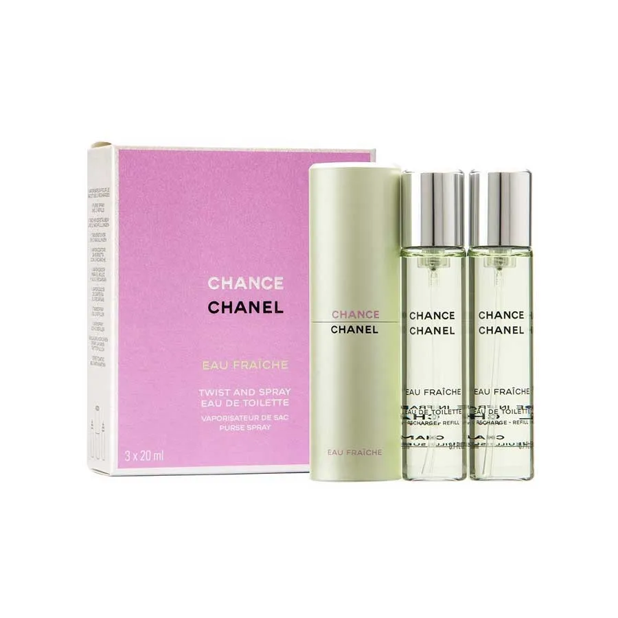 Set Nước Hoa Nữ Chanel Chance Eau Fraiche EDT 3x20ml | Vua Hàng Hiệu