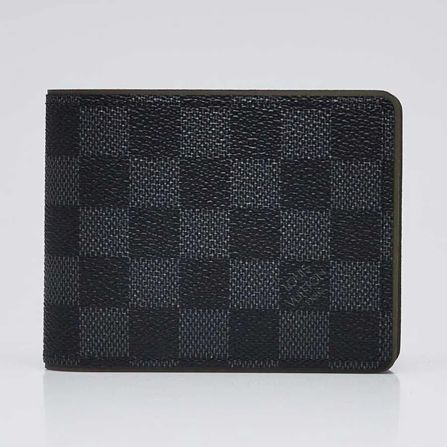 Authentic Louis Vuitton Damier Bifold Credit Cards Men039s Wallet With  Box  eBay