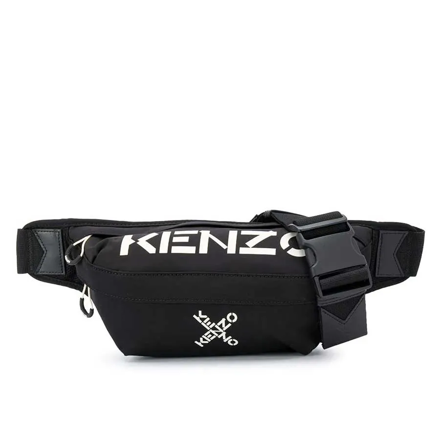 Túi Đeo Hông Kenzo Combo Logo Belt Bag Màu Đen
