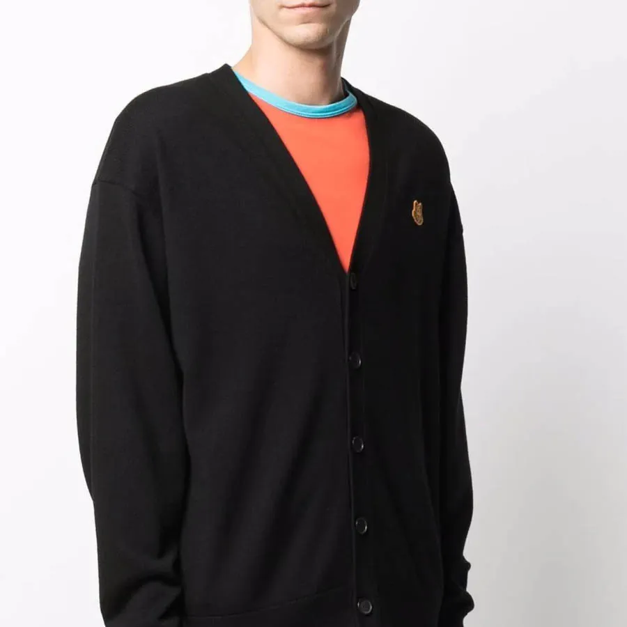 Cardigan Kenzo Tiger-Motif Cardigan 