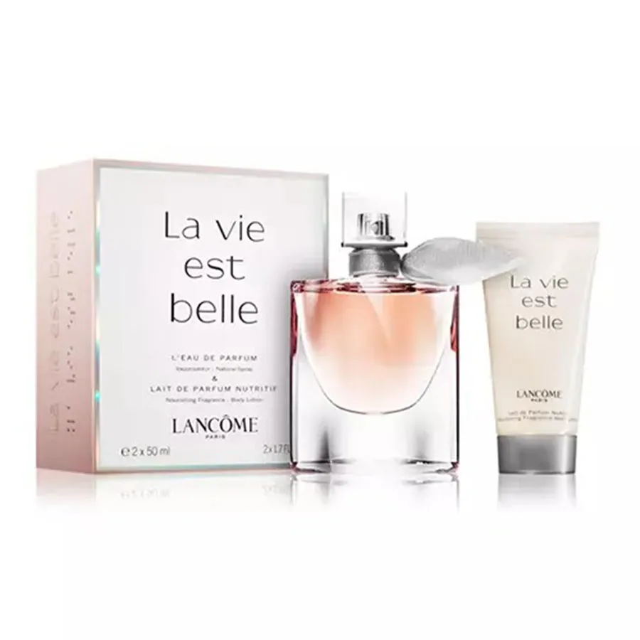 Lancôme Set Quà tặng - Set Lancôme La Vie Est Belle EDP 50ml + Body Lotion 50ml - Vua Hàng Hiệu