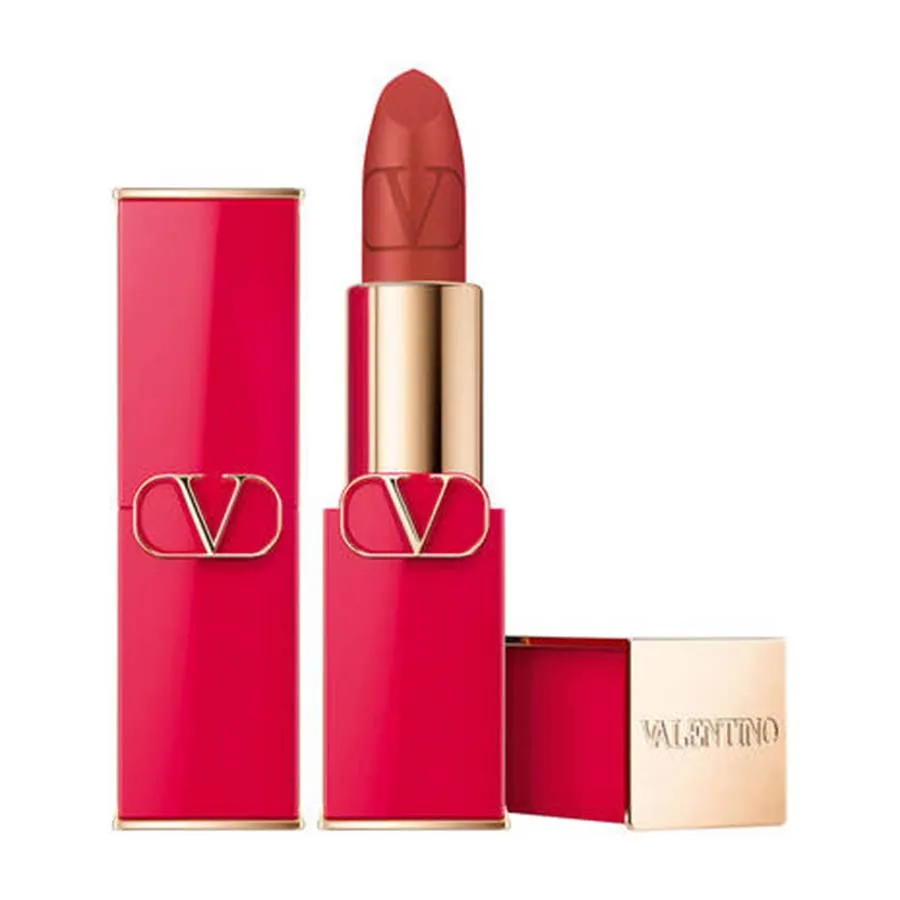 Son Môi Valentino - Son Rosso Valentino Refillable Lipstick 409A Copper Couture Matte Màu Cam Đất - Vua Hàng Hiệu