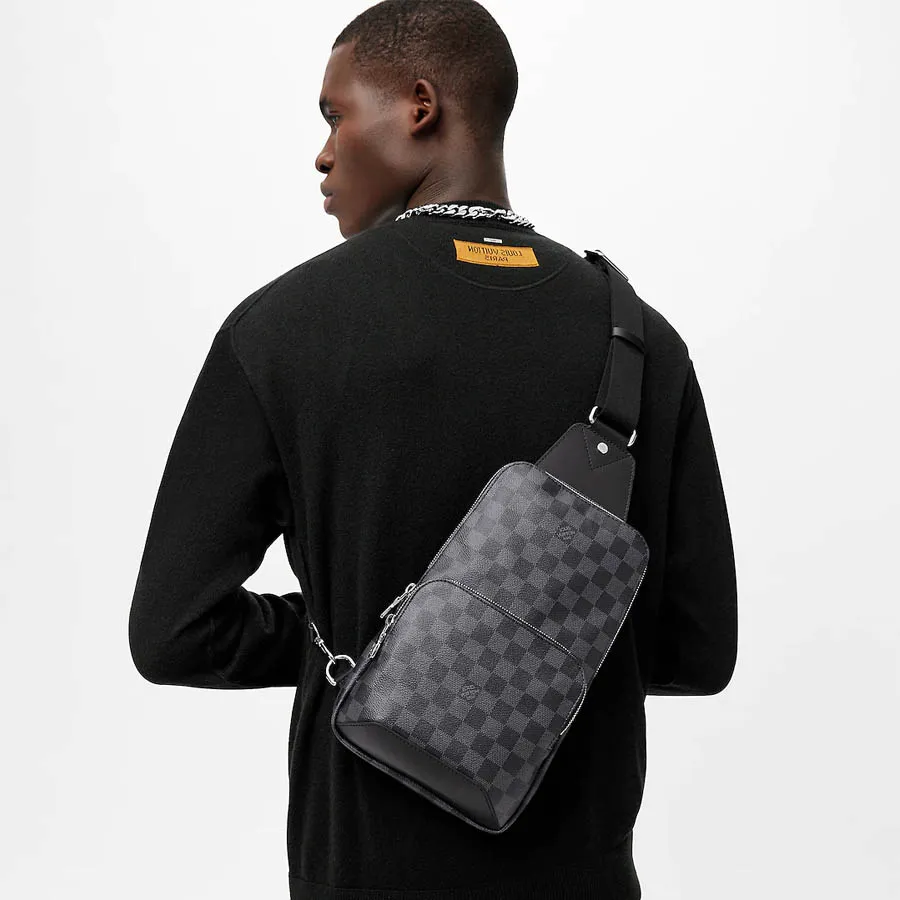 Túi đeo Louis Vuitton Avenue Sling Bag Damier Graphite siêu cấp like auth  99  TUNG LUXURY