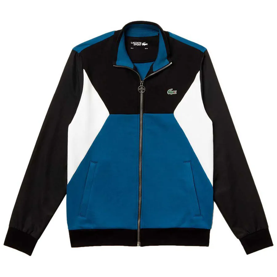 Thời trang Áo khoác - Áo Khoác Lacoste Sport Bi Material Colourblock Full Zip Sweatshirt Phối Màu Size XS - Vua Hàng Hiệu