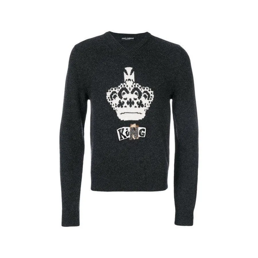 Mua Áo Len Dolce & Gabbana King Monkey Sweater Màu Xám Size 44 - Dolce &  Gabbana - Mua tại Vua Hàng Hiệu h035787