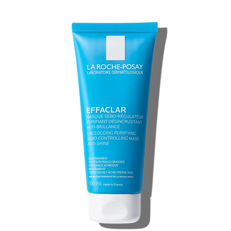 La Roche-Posay - Mặt Nạ Bùn Khoáng Hỗ Trợ Làm Sạch Sâu, Giảm Mụn La Roche-Posay Effaclar Sebo-Controlling Mask 100ml - Vua Hàng Hiệu