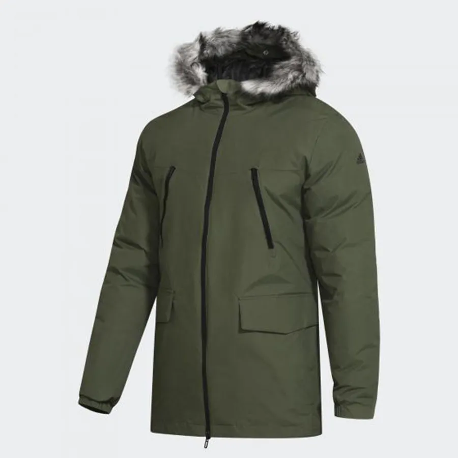 Thời trang Xanh lục - Áo Khoác Adidas Faux Fur Padded CF0881 Màu Xanh Lục Size S - Vua Hàng Hiệu