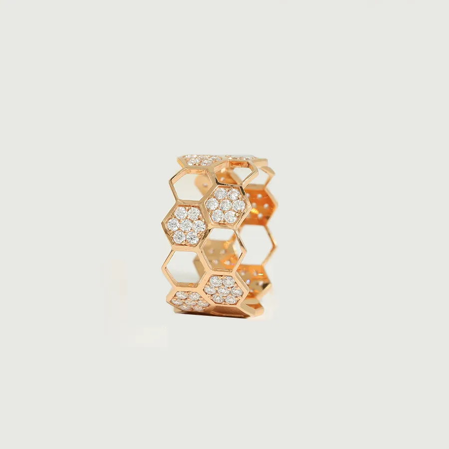 Nhẫn Morina Unique N0282 Màu Vàng Hồng