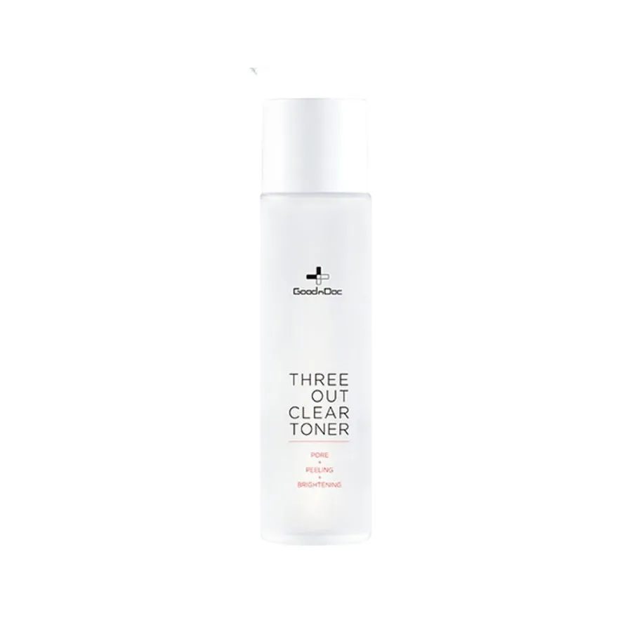 GoodnDoc - Nước Hoa Hồng Goodndoc Three Out Clear Toner 150ml - Vua Hàng Hiệu