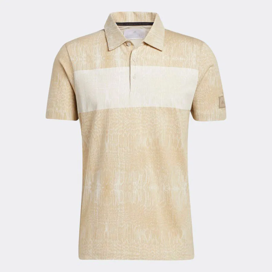 Adidas - Áo Golf Tay Ngắn Polo Adidas Desert Print Adicross Màu Be Cho Nam - Vua Hàng Hiệu