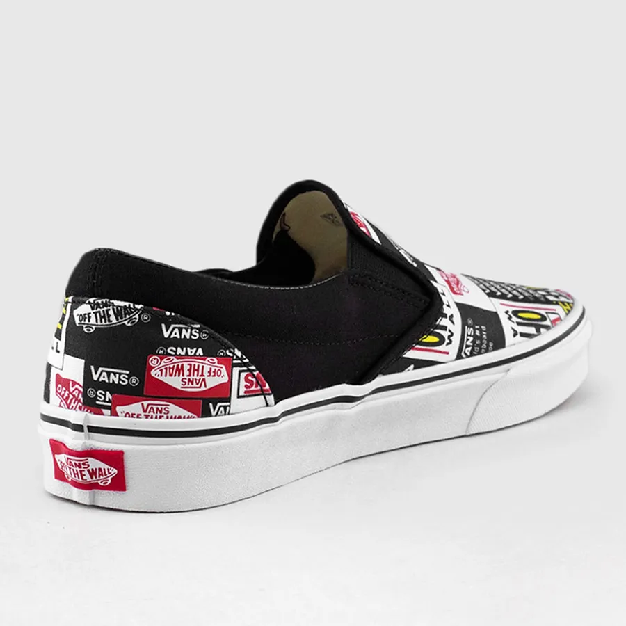 Vans Footwear Vans Slip On Label Mix Vans Classic Slip On Label