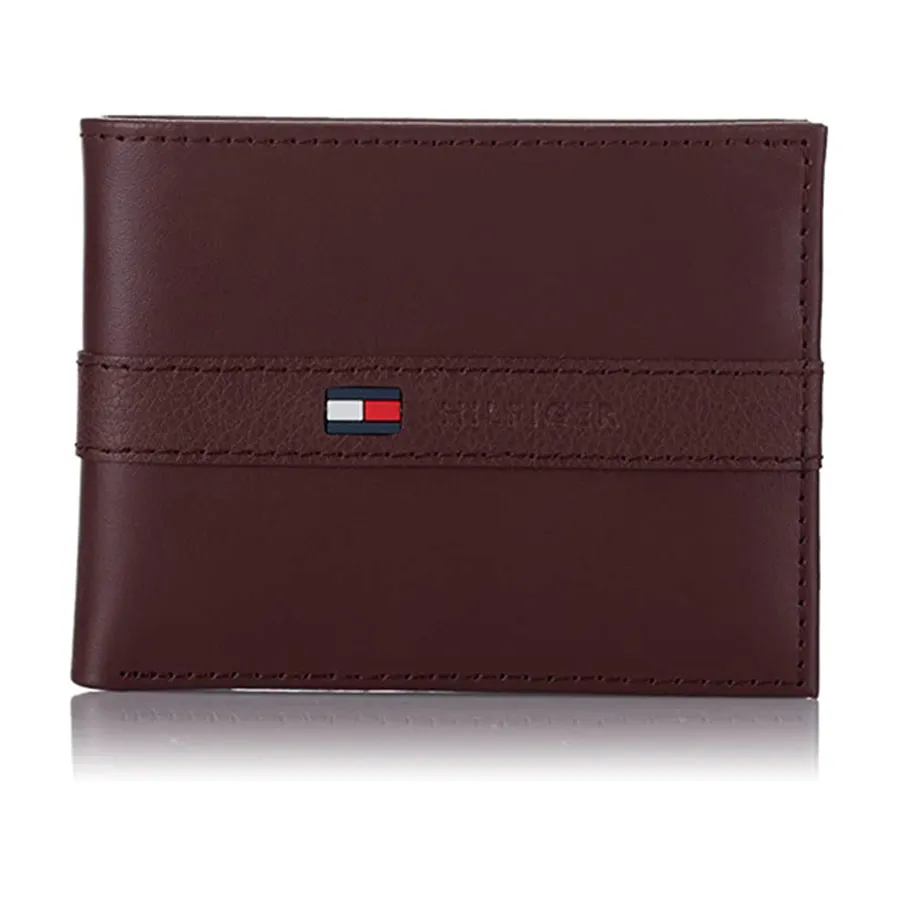 Túi xách Tommy Hilfiger Nâu đỏ - Ví Nam Tommy Hilfiger Leather Wallet 31TL22X062 Màu Nâu Đỏ - Vua Hàng Hiệu