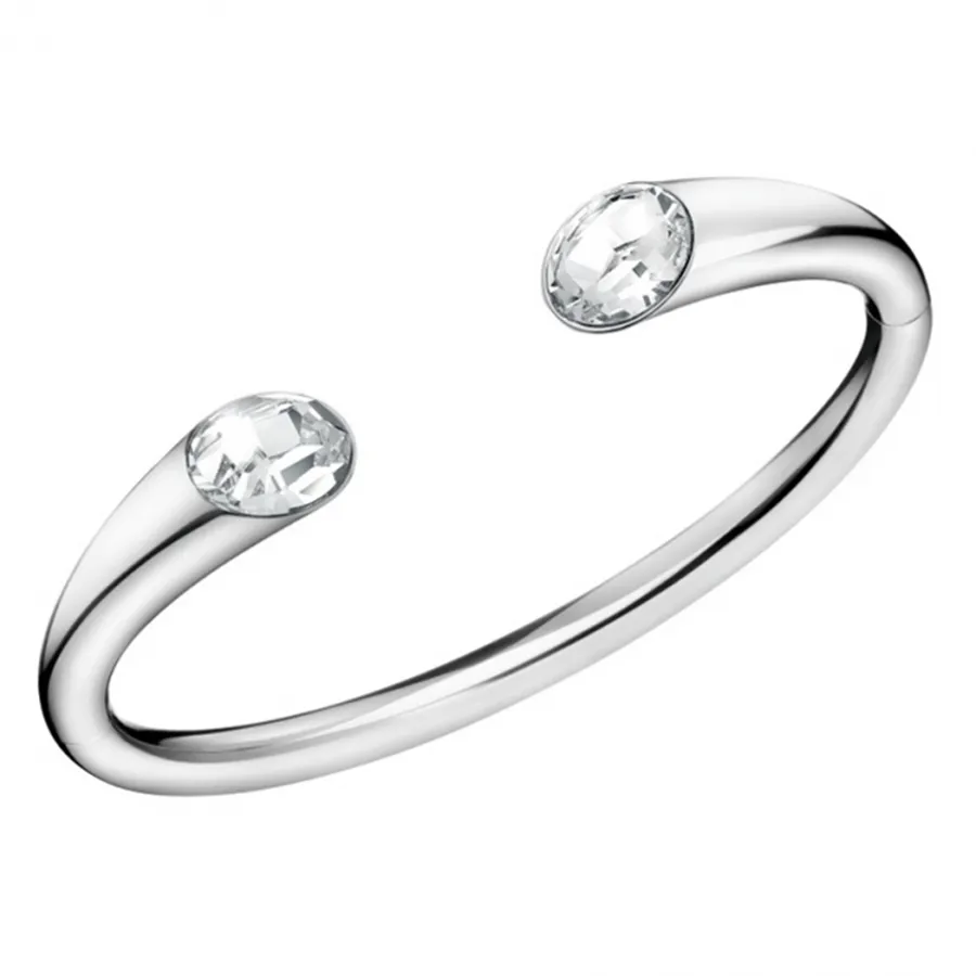 Vòng Đeo Tay Calvin Klein CK Brilliant Open Bangle KJ8YMF0405XS Màu Bạc