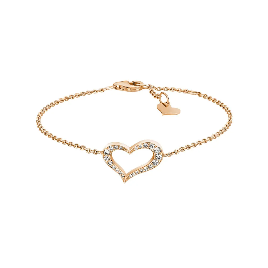 Trang sức Piaget - Vòng Đeo Tay Piaget Rose Gold Diamond Bracelet G36H0500 Vàng Hồng - Vua Hàng Hiệu