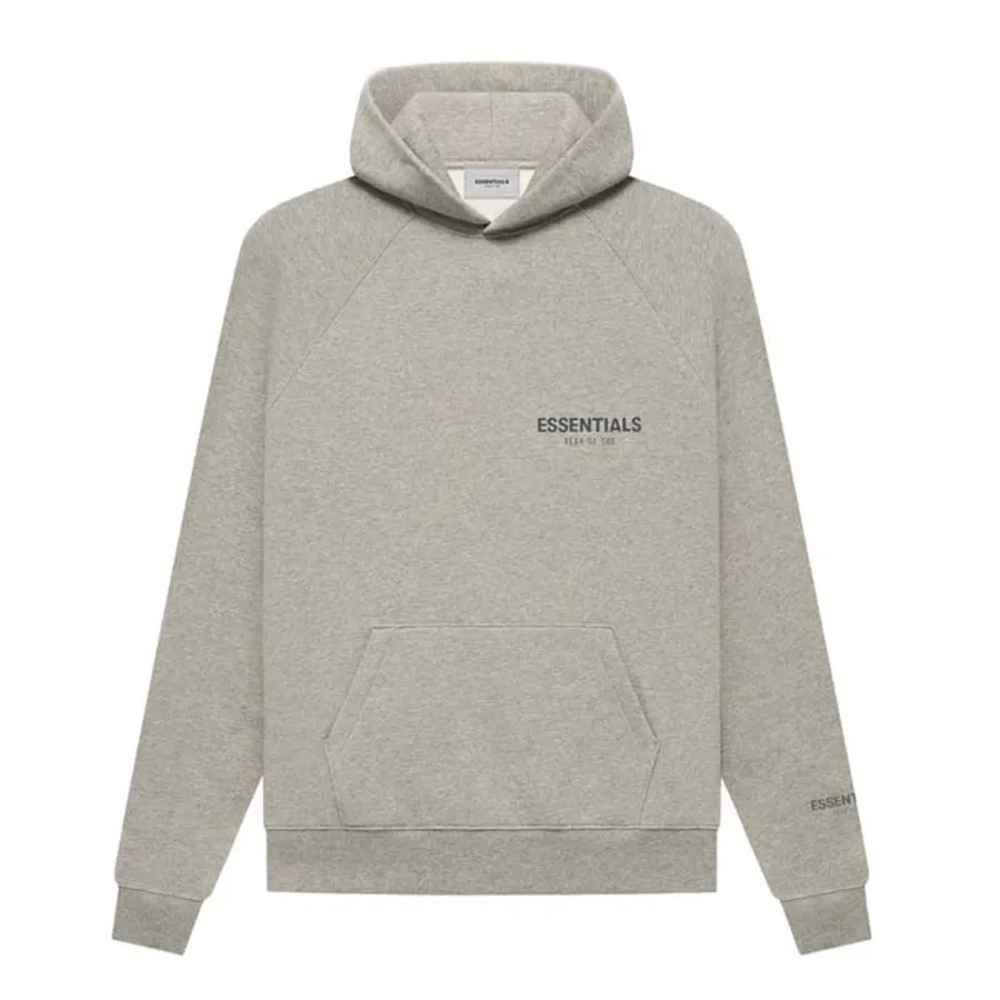 Áo Hoodie Fear Of God Essentials Pullover Hoodie Dark Heather