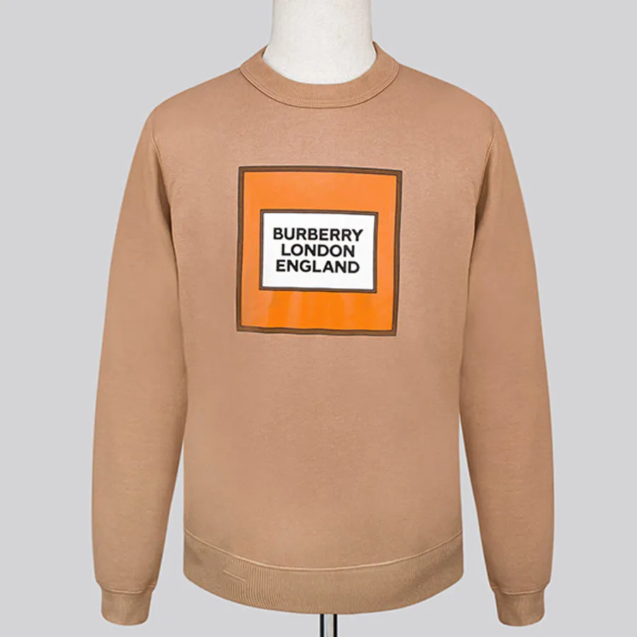 Actualizar 76+ imagen burberry logo print cotton sweatshirt