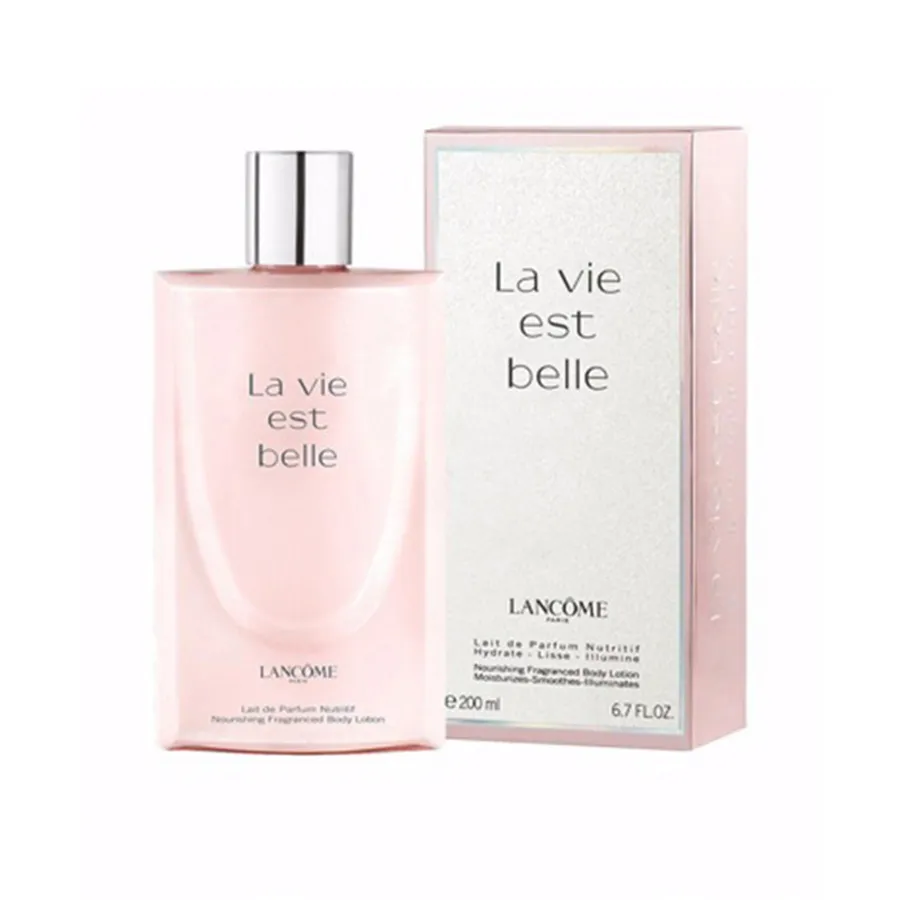 Mỹ phẩm Lancôme - Dưỡng Thể Lancôme La Vie Est Belle Moisturises Smoothes Illuminates Body Lotion 200ml - Vua Hàng Hiệu