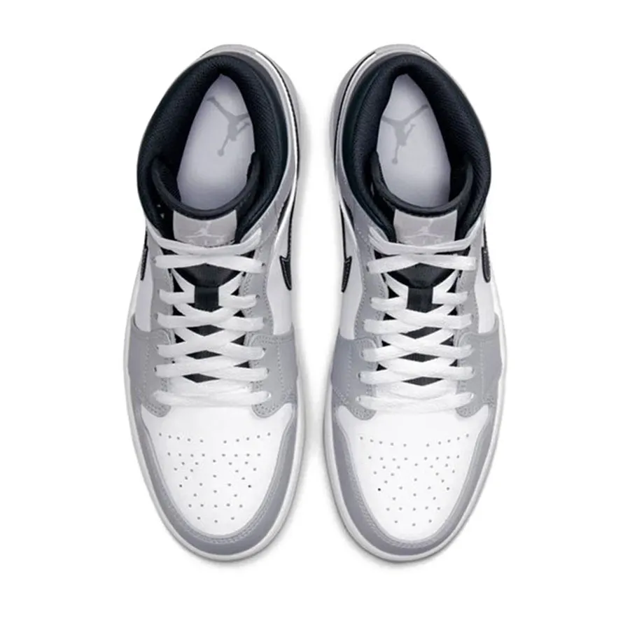 Giày Nike Jordan Mid Light Smoke Grey Anthracite Màu Xám Size 41