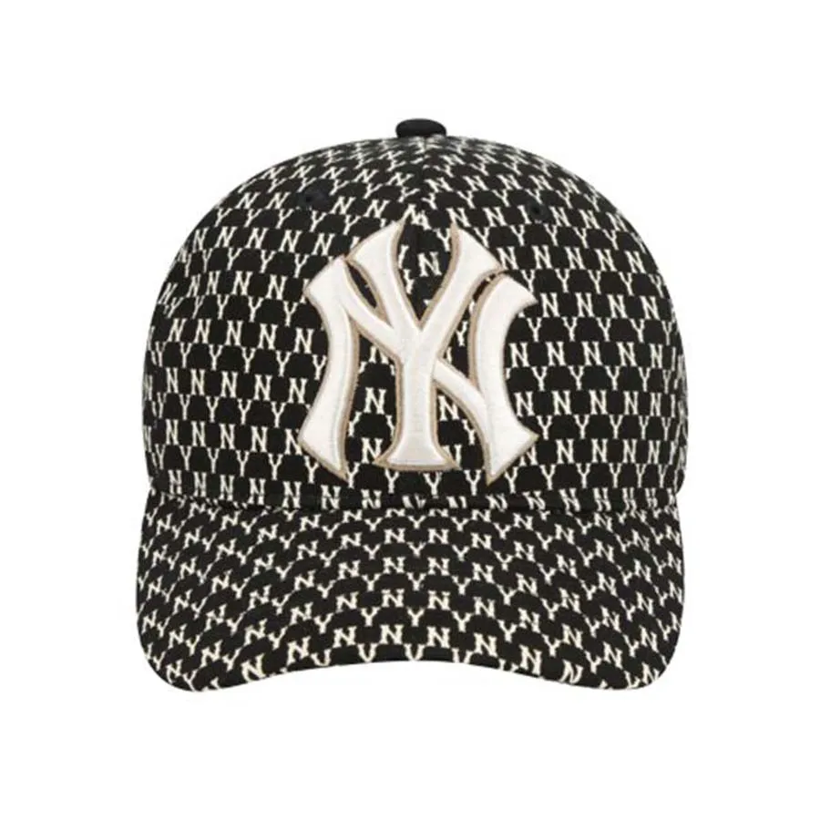 Mũ MLB NY Yankees Adjustable Hat In Black With Gold Logo