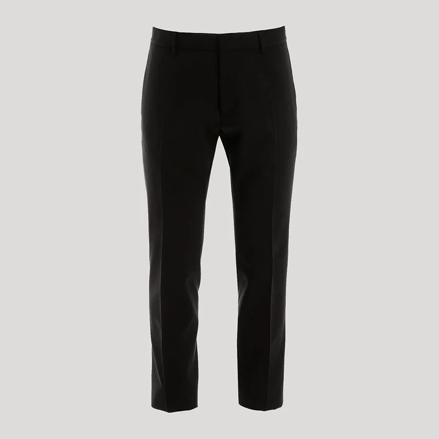 Thời trang Quần tây - Quần Tây Dsquared2 Tailored Wool Trousers Màu Đen - Vua Hàng Hiệu