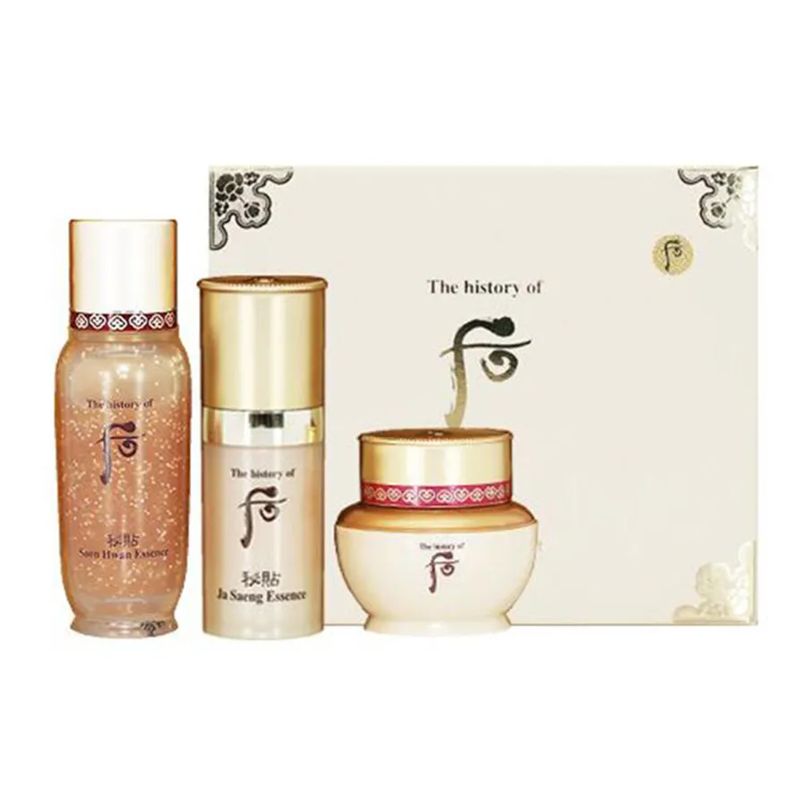 Whoo Full hộp Set Quà tặng - Set Hỗ Trợ Trẻ Hóa Hồi Sinh Da Whoo Bi Chup Anti-Aging Special Gift Set 3pcs (31ml) - Vua Hàng Hiệu